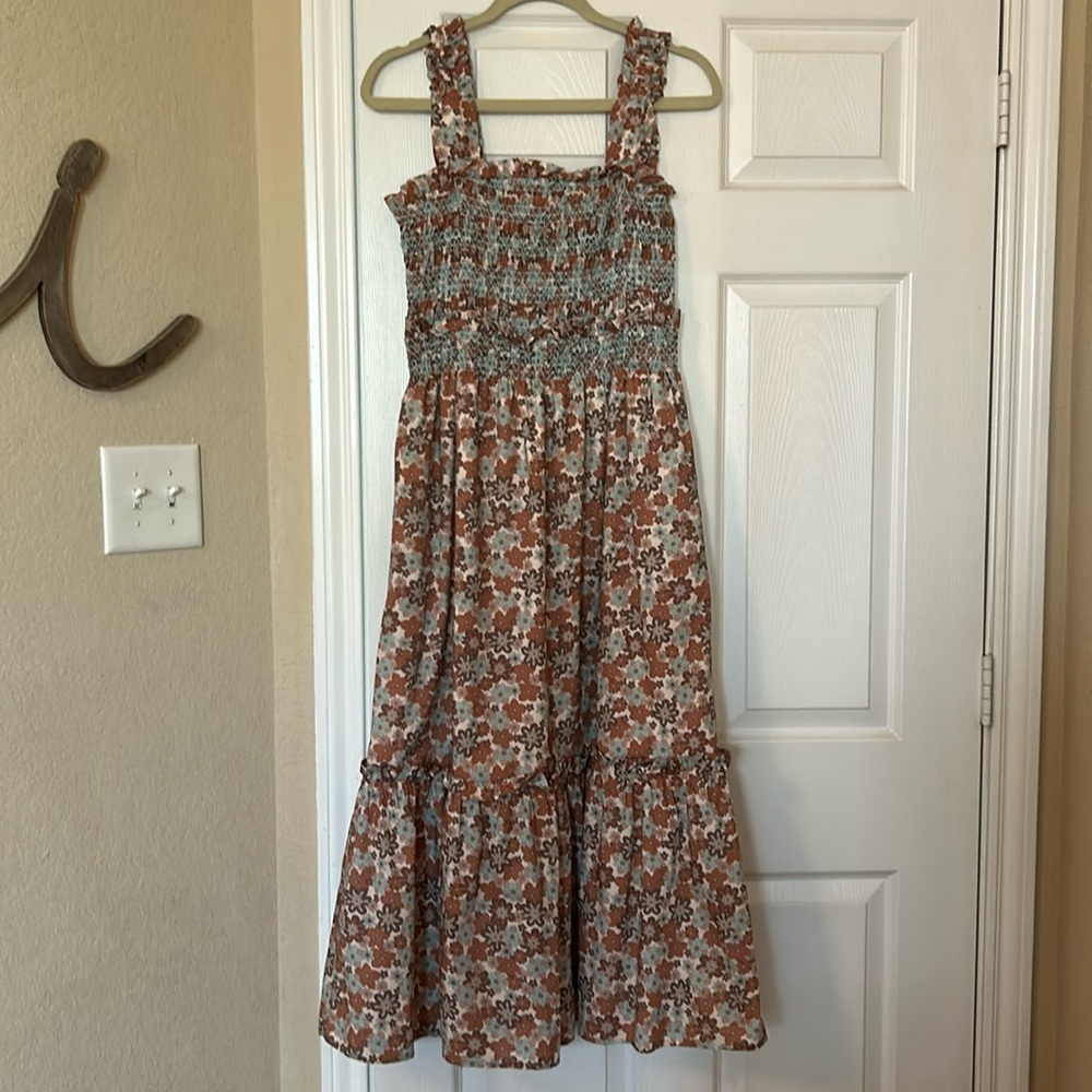 Floral midi dress